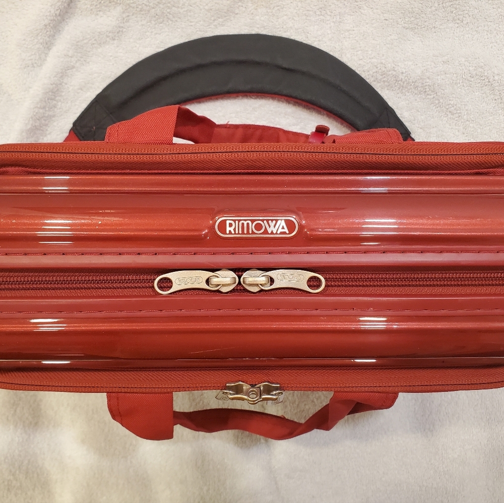 Rimowa Cherry Red Hard Shell Bolero Laptop Computer Bag/Briefcase - Picture 2 of 15